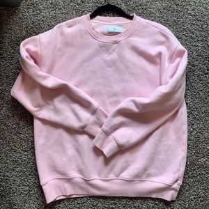TNA by Aritzia baby pink crewneck size L